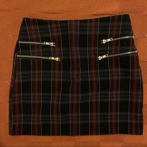 Plaid Mini Skirt